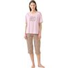 Noidinotte; more than pyjamas Noidinotte - Pigiama Donna Estivo in Cotone Articolo Animalier Lover - XL Rosa