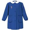 Siggi Group siggi Grembiule Scuola Linea Happy School - Elementare Bambina Colore Blu 4016 con Ricamo - Abbottonatura centrale, Colletto Bianco.Blu 110