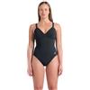 ARENA Women's Lara Shapewear Soft Curve Back B Cup One Piece Swimsuit Costume Intero, Grigio Notte, 48 Donna