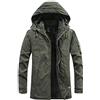Generic Giacca Calda Softshell Windproof Coat Soft per Sleeve Men Winter Long Men's Coats & Jackets Cardigan Grigio Chiaro