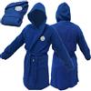 hermet Accappatoio INTER Accappatoi Uomo con Cappuccio FC INTERNAZIONALE Calcio bagno Piscina Mare Personalizzabile con Nome Ricamato PS 02196-RIC