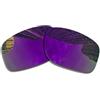 Wetnenss Lenti di ricambio per occhiali Oakley TwoFace OO9189 | TwoFace Asian Fit(AF) OO9256 polarizzati spessore 1,5 mm prevenzione del sale, resistenti agli oli (rosso scuro) (rosso scuro), verde,