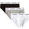 Calvin Klein Confezione 3 Slip Uomo tripack Mutande CK Articolo U2661G 3P Hip Brief, 998 Nero/Bianco/Grigio - Black/White/Grey, XL