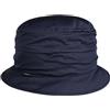 Seeberger Cappello di Tessuto Uni Sympatex Donna - da Pioggia con Fodera Autunno/Inverno Autunno Inverno - M (56-57 cm) Nero