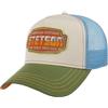 Stetson Cappellino Trucker Lightning Uomo - cap Berretto Baseball Mesh Snapback, con Visiera, Fodera, Fodera Estate/Inverno Primavera Estate Autunno Inverno - Taglia Unica Verde-Blu