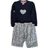 Coconuda Pigiama Donna CNP613 | Pigiama Invernale Lungo 100% Caldo Cotone/Pigiama Serafino Homewear. Punto Milano (as6, Alpha, s, x_l, Regular, Regular, Blu, M)