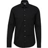 Calvin Klein Poplin Stretch Slim Shirt, Camicia, Uomo, 16.5, Bianco (White)