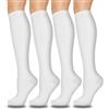 Aoliks Calze a compressione medica per donne e uomini, calze di supporto alte al ginocchio per corsa, infermieri, viaggi