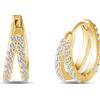 NovaNavel Orecchini double bright in oro