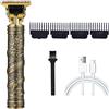 Myazs Barbiere Retro T9 Trimmer Capelli Professionale Senza Fili per Taglio di Capelli e Barba Uomo - Macchina Shavin per Testa