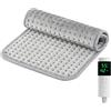 Generico Cuscinetto Riscaldante - 9 Velocità Intelligente 12 Velocità Timer Coperta Avvolgente,Tappetino Riscaldante Portatile,Per Spalla Ginocchio Braccia Gambe Addome Natale Compleanno Uomini Donne
