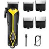 Genérico Electric Hair Clippers - Cordless hair trimmer, Rechargeable Shaver with LED Display, Electric Shaver Hairr Cutting Clippers for Home Salon Daily Travel Dad Boyfriend Birthday Holiday Valentines