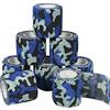 Nutoko 8 Rotoli Bende Autoadesive Benda Nastro Camuffamento Benda Elastico Bendaggio Adesiva Coesiva Autoadesivo Salvapelle Sport Nastro Bendaggio per Mani, Piedi, Ginocchia, Braccia 5cm x 4.5m