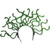 APLVFFZH Fascia per capelli Medusa con serpente, accessori per costumi da festa di Carnevale, Verde