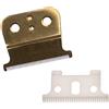 vhbw 2x Lame (1x lama in ceramica, 1x lama con testa di taglio) compatibile con Andis T-Outliner 04710 tagliacapelli