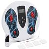Artmory Nuovo 3 in 1 ricaricabile circolazione macchina per piedi e gambe con terapia della luce rossa e TENS, massaggiatore plantare EMS per alleviare il dolore e la circolazione, neuropatia, fascite