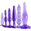 Jrxprxinps CU-6 Bellissimi Giocattoli in Silicone Viola per Il Gioco Femminile ân&âlṤ Dónna Pl&úg An&àlé bÛ&tt pl&Ûg Am&ǎl pḼ&Ûgs Metalló ân&âl plây pl&ÛgṤ ânâlpl&Ûg Bêginnêr