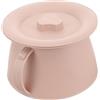 Yardwe Sputacchiera con Coperchio in Plastica, Vaso per Urina Portatile con Base Piatta, Superficie Liscia Facile da Pulire, per Ragazzo Ragazza e Anziani