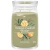 Yankee Candle Signature Candela Profumata, Salvia & Agrumi in Giara Grande, Candele di Miscela di Cera di Soia Lunga Durata, Regalo per le Donne