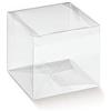 scotton spa 20 Pezzi Scatola Scatto bomboniera PVC Trasparente 15x15x15 cm | scatole in PVC Italiano Montaggio Semplice | Usate Un fondino se Volete Che Siano Piu' Resistenti