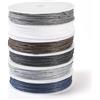 FASHEWELRY - Filo di cotone cerato da 1 mm, filo cerato in 6 colori, filo per perline, filo tondo multiplo rotondo per fai da te, forniture per la creazione di gioielli, bracciali, collane, lavori a