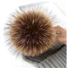 RAEF Big Size Fai da Te Vera Pelliccia di Volpe Pompon PON di Palline PELLIÇCIA per Cappelli Borse Scarpe Sciarpe