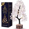 ABHISUBYA Albero Della Vita - Cristalli Curativi - Pietre E Cristalli - Pietre Chakra - Cristalli Meditazione - Feng Shui - Cristalli - Portafortuna - Regali Di Buona Fortuna (Quarzo Rosa2)