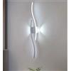AstrizLamp Applique da Parete LED Interno, Moderna Bianco Lampada da Parete soggiorno Linea Lunga Up Down Lampada a Muro Alluminio 3 Colori Dimmerabili per Camera da Letto Soggiorno Corridoio 60cm