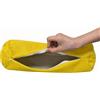 YOUROU Federa per Cuscino Cervicale Cilindrico in Lino con Cerniera (Solo Federa) Morbida Federa Cilindrica per Cuscini Cilindrici (Giallo, 20x80cm)