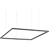IDEAL LUX - ORACLE SLIM D90 SQUARE BK 3000K