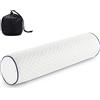 Findigit Cuscino Memory Foam Cilindrico, Cuscino Cervicale e Lombare Rotondo, Cuscino Lungo Imbottito per Collo, Marina Militare