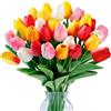 Sggvecsy 15 tulipani finti, fiori artificiali, realistici al tatto, fiori finti in poliuretano, per matrimoni, bouquet primaverili, composizioni floreali, casa, feste, ufficio, decorazioni per la