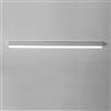 VUCICA Lampada da soffitto nera for corridoio 1 luce lineare bianca integrata Striscia LED da soffitto Barra luminosa Plafoniere lunghe da incasso for ufficio Casa Soggiorno Sala da pranzo Camera da l