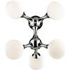 Ideal Lux Nodi PL5 Lampada, Cromo