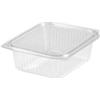 Generico set Vaschette per Alimenti con Coperchio attaccato Trasparenti in Pet VARIE MISURE Contenitori per Alimenti Riutilizzabili Chiusura ermetica (50 pz 160x115x6.5 mm 1000 ml)