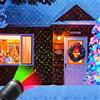 VRBFF Proiettore di luce natalizia per esterni, proiettore a LED per paesaggi da prato, lampada impermeabile per esterni, ornamento per cortile, giardino, Natale e vacanze