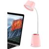 Tewzafiya Lampada da scrivania a LED, regolabile a 4 livelli con flessibilità e controllo tattile, lampada da lettura per camera da, ideale per studio, lavoro, studente, pianoforte, disegno e