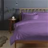 Pizuna Linens Pizuna Copripiumino Matrimoniale Cotone 240x200 Porpora 400 fili 3Pezzi Set