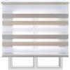Estores Basic Tende a Rullo Giorno e Notte Eleganti con Tessuto a Doppia Caduta per Porte e Finestre, Tenda Giorno e Notte a Facile Installazione con Filtraggio di Luce Regolabile, STORESBASIC Tricolore 140x250