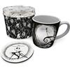Pyramid International The Nightmare Before Christmas - Set regalo con tazza da 312 ml e sottobicchiere in scatola di latta, eccellente per i fan della Disney, taglia unica