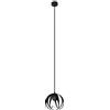 SOLLUX lighting Tulos Plafoniera a sospensione sferica, nera, 1x E27