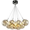 BDS lighting Lampadario a Sfera in Vetro LED - Moderno Minimalista con Sospensione a Forma di Bolla, Stile Nordico per Ristorante, Camera da Letto - Personalità Creativa