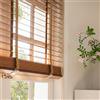 Generic Tende Veneziane In Legno Con Lamelle Da 5 Cm, Misura Personalizzabile 30 Cm-180 Cm L X 60 Cm-200 Cm A, Tende Orizzontali Senza Fili Per Oscuramento E Oscurità, Installazione Facile Interno/esterno