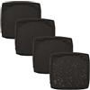 Hoowarm Impermeabili Fodere per Seduta del Divano con Cerniera 50x50 60x60 per Interni Ed Esterni, Patio, Mobili in Rattan Cuscini per Divano Esterno Giardino Sofa Cover Rimovibili(Color 3,50x50x5cm(4pcs))