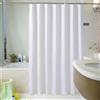 Syiboo Bianco Tenda da Doccia 250x170cm,Tenda per Doccia Antimuffa Impermeabile,Grande Lavabile Lusso Tende Esterno Poliestere con 12 Ganci,3D Shower Curtain per Famiglia Dormitorio Bagno