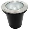 Zeitnet Inc. Faro calpestabile LED E27 spot 35W incasso terreno giardino IP65 230V foro 19cm luce 3000K