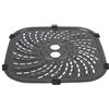 MoSundi Griglia per friggitrice ad aria per PowerXL per Vortex Pro Design con comoda maniglia e linguette in gomma (24 x 24 cm)