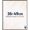 Dutch Frame Factory - Cornice 36x49 cm - Antracite - Cornice per foto in Plastica con vetro plastico Antiriflesso - Cornice portafoto 36x49 cm - Easy