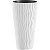 Prosperplast Zanvic Vaso MOD. Sandy Slim 300. Misura 29,5 x 51 cm, Bianco, 30 cm