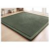 Loartee Coral Velvet Tappetino Area tappeti Gioco Tappetino per Gattonare per la cameretta del Bambino,Oliva,100x200cm